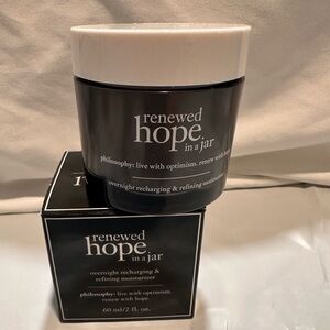 Philosophy Renewed Hope In A Jar 2 oz Overnight recharging moisturizer New